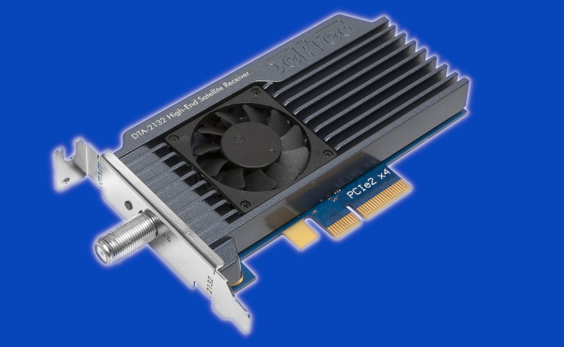 DTA-2132: karta PCIe, 'High End' odbiornik DVB-S2/S2X