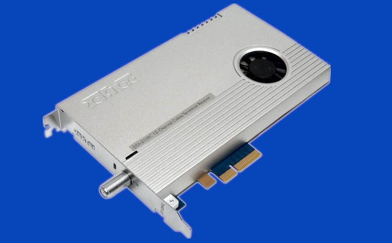 DTA-2139C: karta PCIe, 12 kanałowy odbiornik QAM