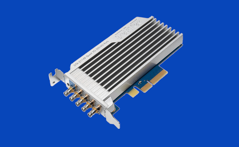 DTA-2174B - karta PCIe, 4 x we/wy ASI/SDI-3G (1 X 12g)