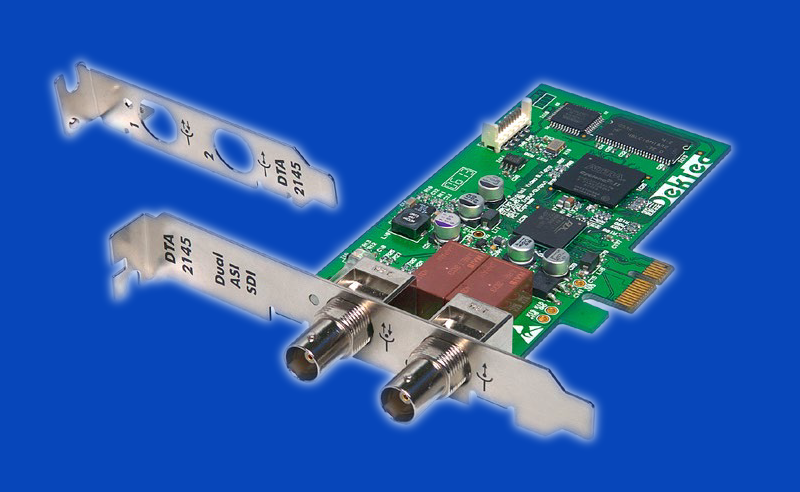 DTA-2145 - karta PCIe, ASI/SDI-SD we + wy