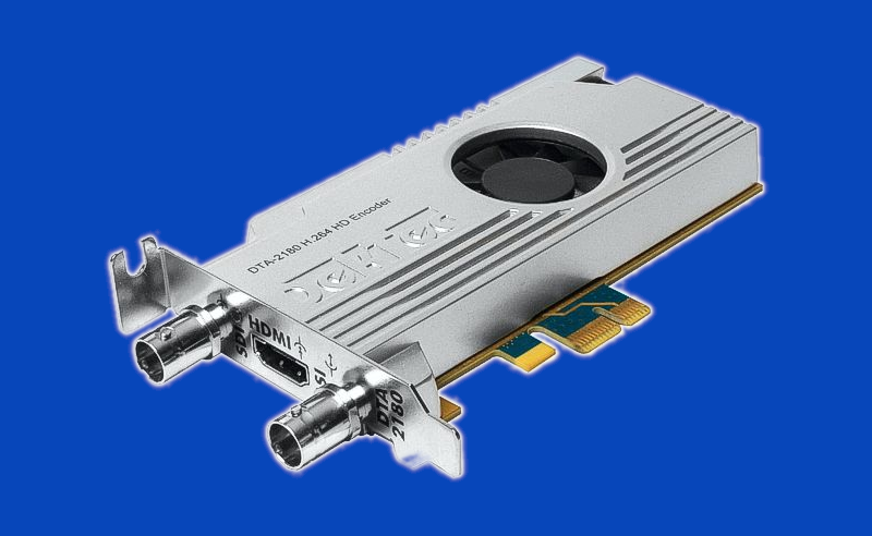 DTA-2180 - Koder HEVC / H.264, wejcie HD-SDI + HDMI / wyjcie ASI, PCIe